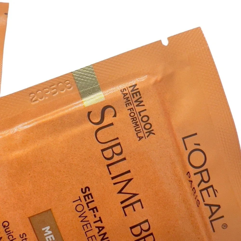 L'Oreal Paris Sublime Bronze‎ Self-tanning Towelettes Medium Streakfree NEW